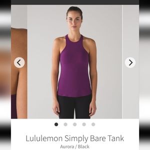 Lululemon Simply bare Tank Top